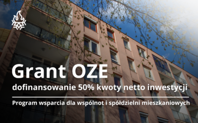 Grant OZE – dotacja na pompy ciepła dla Spółdzielni Mieszkaniowych!